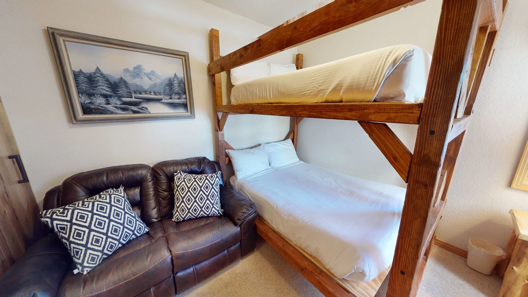 Riverview, den, riverfront luxury vacation rental in Silverthorne, Colorado